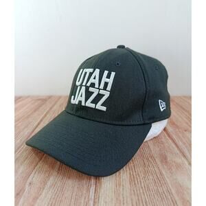New Era 39thirty NBA Utah Jazz Men's Fitted Cap, Large-Extra Large, Black and...